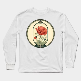 Poppy Bell Jar Long Sleeve T-Shirt